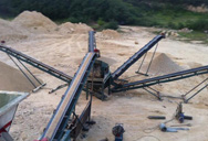 Grava de río móvil de la máquina trituradora de Minería  